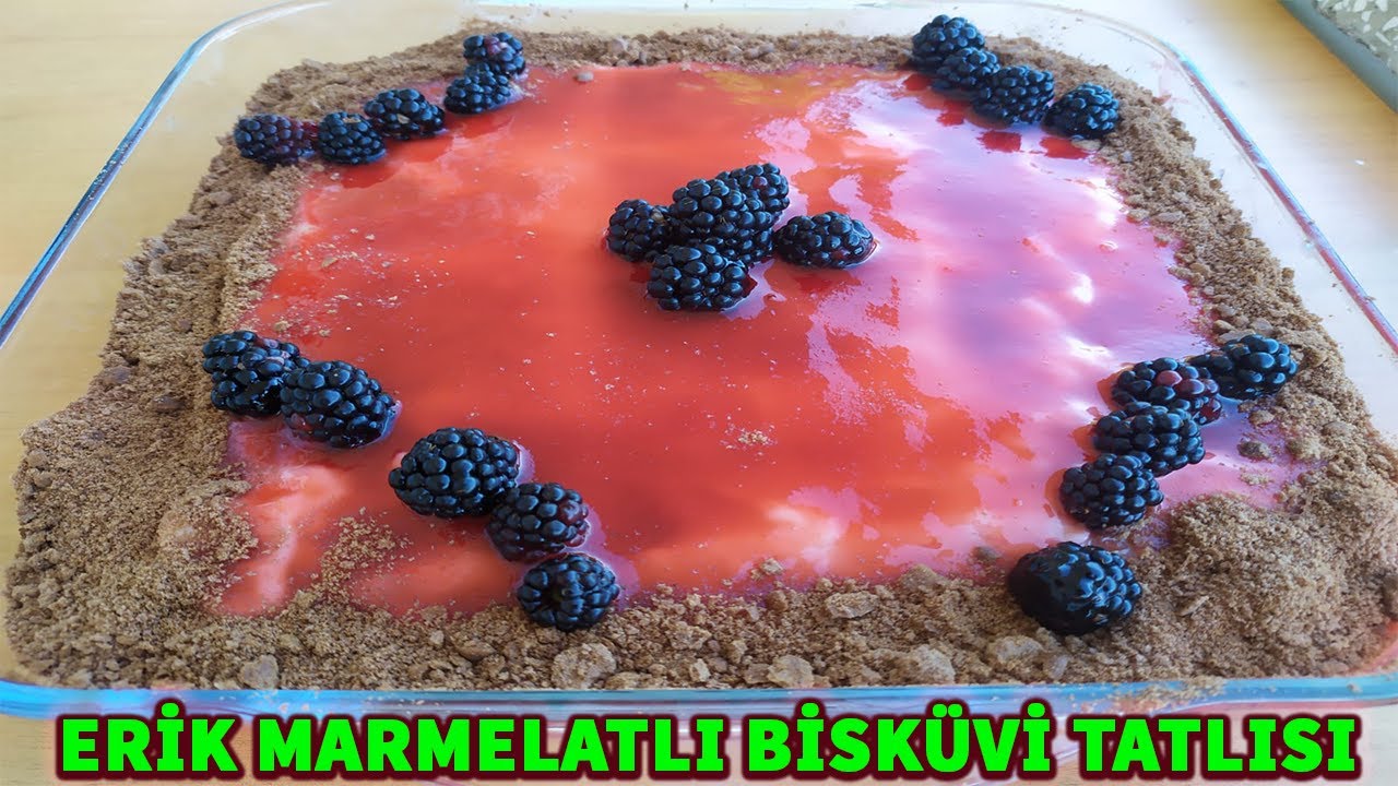 Erik Marmelatlı Bisküvi Tatlısı Tarifi !!! Erik Marmelatlı Bisküvi Tatlısı Tarifi !!!