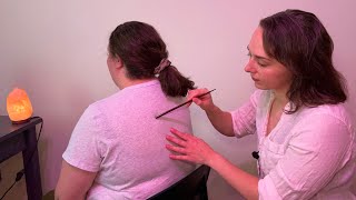 Asmr Back Tracing & Scratching Soft Spoken Letters & Word Tracing Real Person Asmr