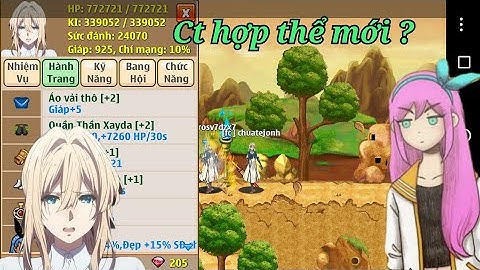 review cải trang hợp thể mới nhất ngọc rồng online - nro