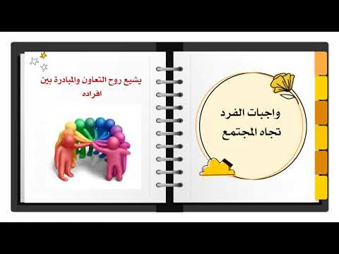 واجبات الفرد والاسرة تجاه المجتمع