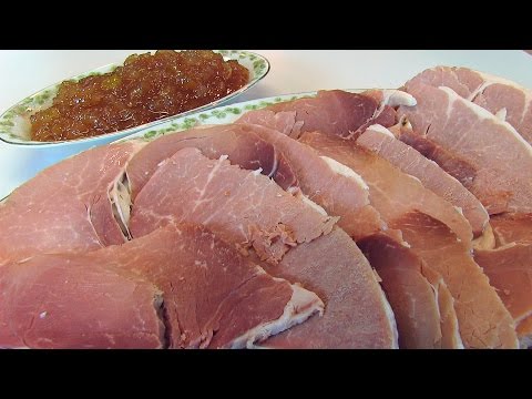 Betty's Sliced Country Ham with Pear Honey -- Easter