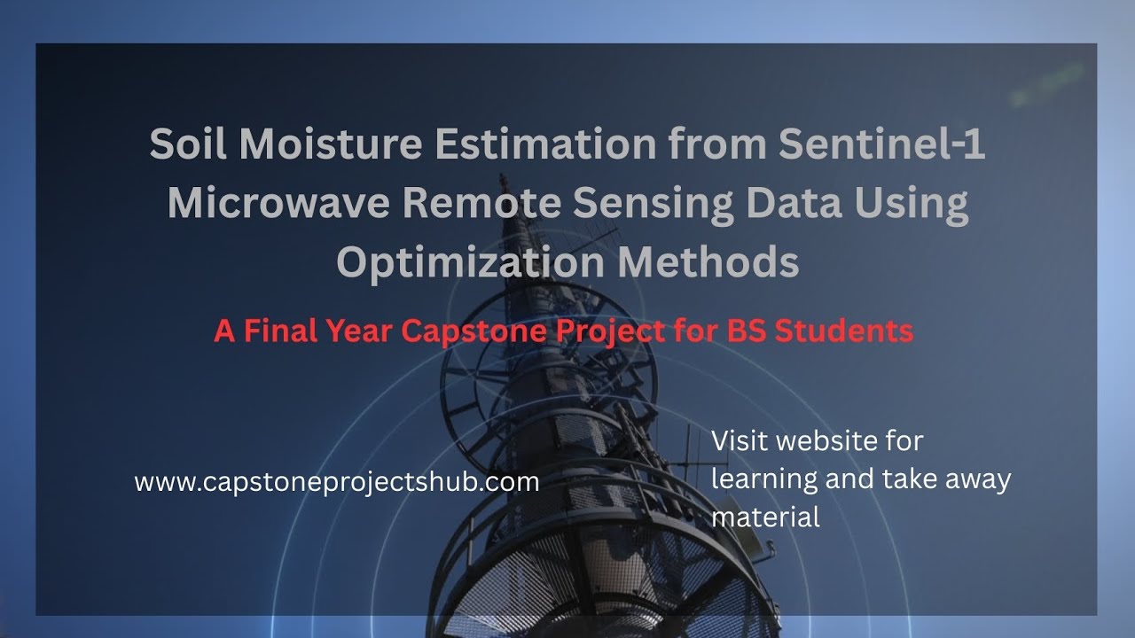 Soil Moisture Estimation from Sentinel 1 Microwave Remote Sensing Data ...