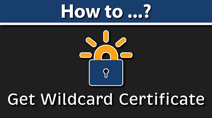 How to Get Letsencrypt Wildcard Certificate (Using Letsencrypt Nginx DNS Challenge)