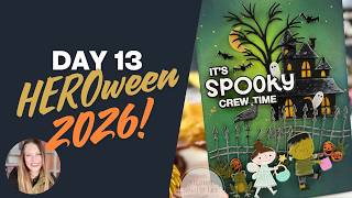 HEROWEEN DAY 13: Cute Die-Cut Halloween Scene