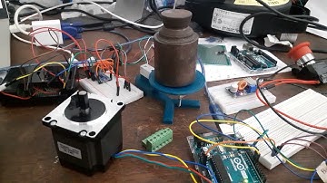 functionality demo: rendering virtual spring & damper on motor with force input