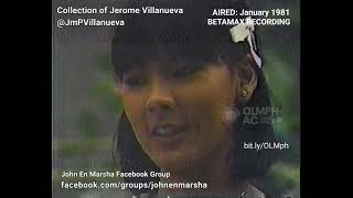 Amy Austria Interview Philippine Tv Special 1981