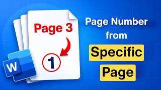 How to Insert Page Number in Word from Specific Page for Thesis