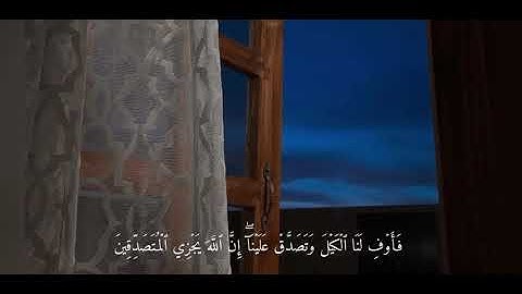 فلما دخلوا عليه قالوا يا أيها العزيز مسنا وأهلنا الضر | سوره يوسف تلاوه جميله | انصحك تسمع😴🤎