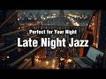 WINTER BALCONY AMBIENCE, Snowy Evening Escape 🌨️ Jazz &amp; Fireplace Sounds for Cozy Vibes