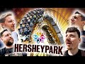 On fait 15 coasters  hershey park  avec skyrush le broyeur de cuisses first drop in  vlog 5