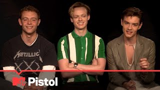 Louis Partridge, Anson Boon & The Cast Of Pistol Talk ‘Chaotic’ BTS | MTV Movies