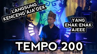 TEMPO 200 DINDA HAFIZ KASIH YANG ENAK ENAK AJEEE || BUJANG ORGEN LAMPUNG 2021