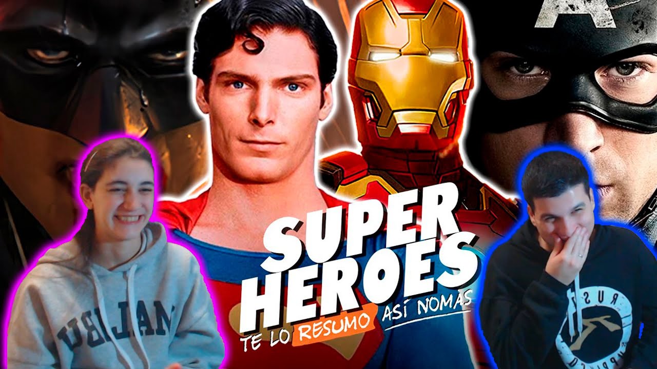 REACCION A TE LO RESUMO ASI NOMAS "EVOLUCION Y CAIDA DE LOS SUPERHEROES" 😂 YA NO SON LO MISMO 😭