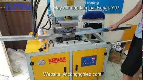 Máy Đột Dập Thủy Lực Cắt Góc Kim Loại Y97