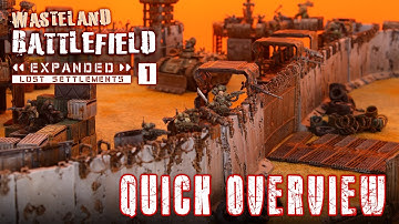 Post-apocalyptic terrain for Grimdark wargames