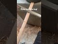 #woodworking satisfying tillering draw knife maple board bow