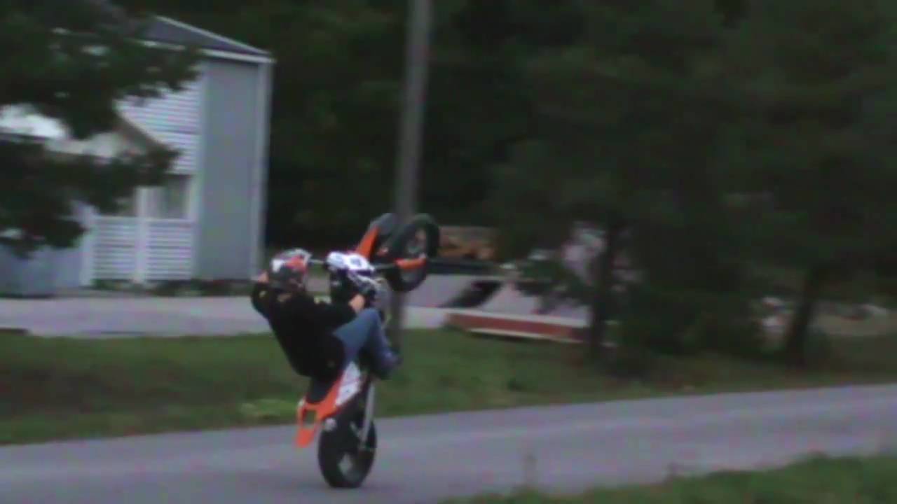 KTM stuntriding in Finland