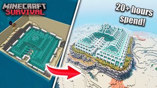 I Transformed The Ocean Monument in Survival Minecraft!