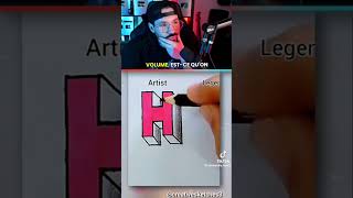 #video #funny #youtubeshorts Comment dessiner ✍️ le H de 4 façon