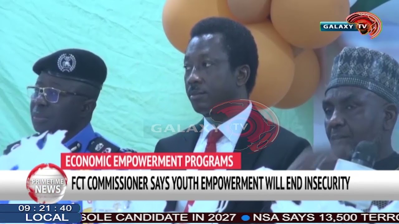 FCT COMMISSIONER SAYS YOUTH EMPOWERMENT WILL END INSECURITY
