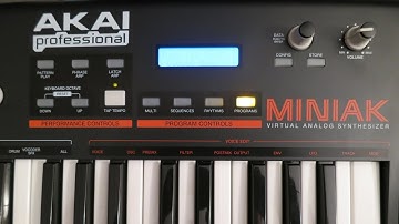 Best Ambient Synth Shootout #33: Akai Miniak - Song 1