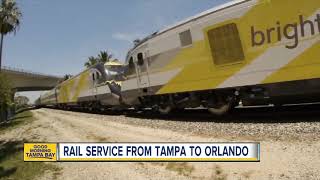 Rail service from Tampa to Orlando could be on the way