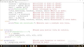 PROJETO - AGENDA TELEFÔNICA (PYTHON)