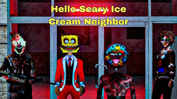 SPONGEBOB + ICE SCREAM = THIS? Hello Scary Ice Cream Neighbor