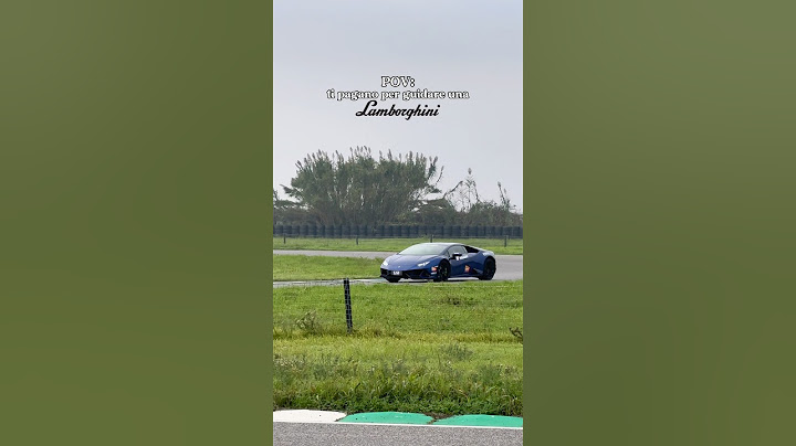 MI PAGANO per GUIDARE una LAMBORGHINI 🐂
