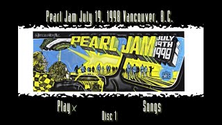 PEARL  JAM (1998.07.19) Vancouver, BC @Pacific Coliseum