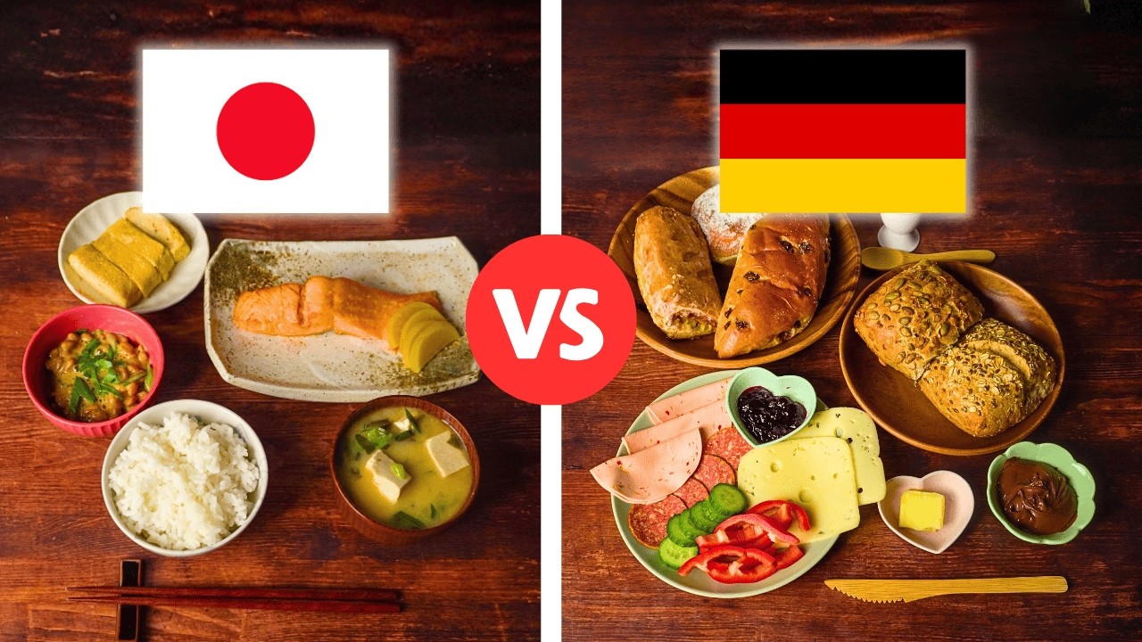 Japan vs Deutschland: Frühstück im Vergleich