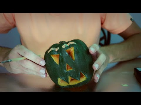 Pumpkin Carving & Painting (ASMR)