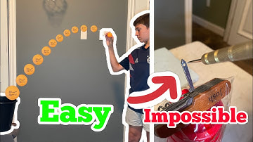 Trick Shots but the target gets smaller - best video yet! | Imagine that Trick Shot ￼￼