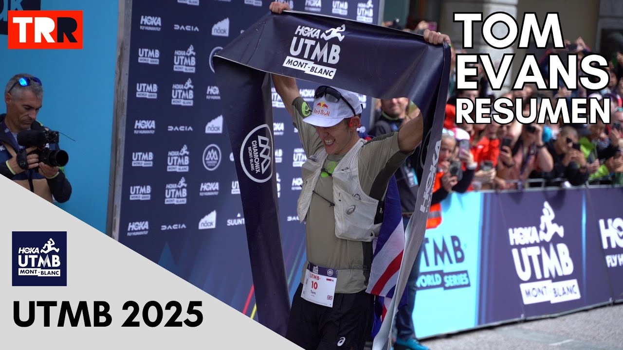 Resumen con las mejores imágenes de la victoria de Tom Evans | UTMB 2025