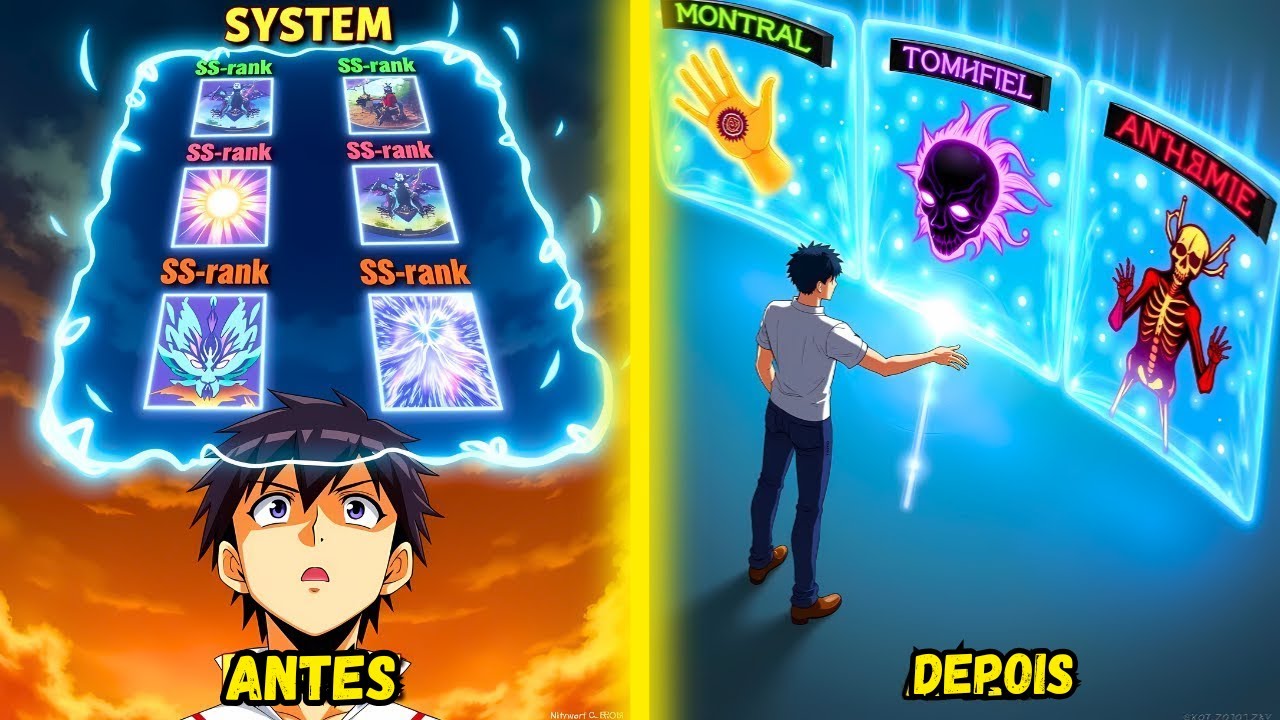 Quando um caçador de classe F ganha um número infinito de habilidades de nível ss.