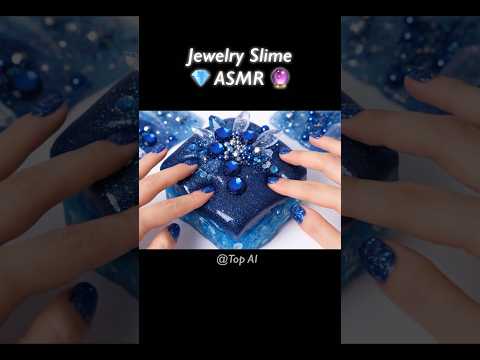 Satisfying Jewelry Cake Slime ASMR ✨ #aiasmr #satisfying #glasscake #oddlysatisfying #ai #asmr