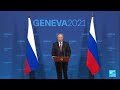 REPLAY - Vladimir Poutine s'exprime à l'issue de sa rencontre avec Joe Biden à Genève