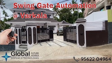 Automatic Swing Gate Motor installed at Varkala, Trivandrum| Remote Controlled Gate| 📞9562204964