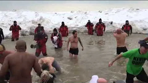 Lady Gaga at Polar Plunge