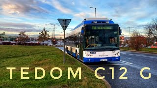 Autobus Tedom C12 G #1535 na lince 110