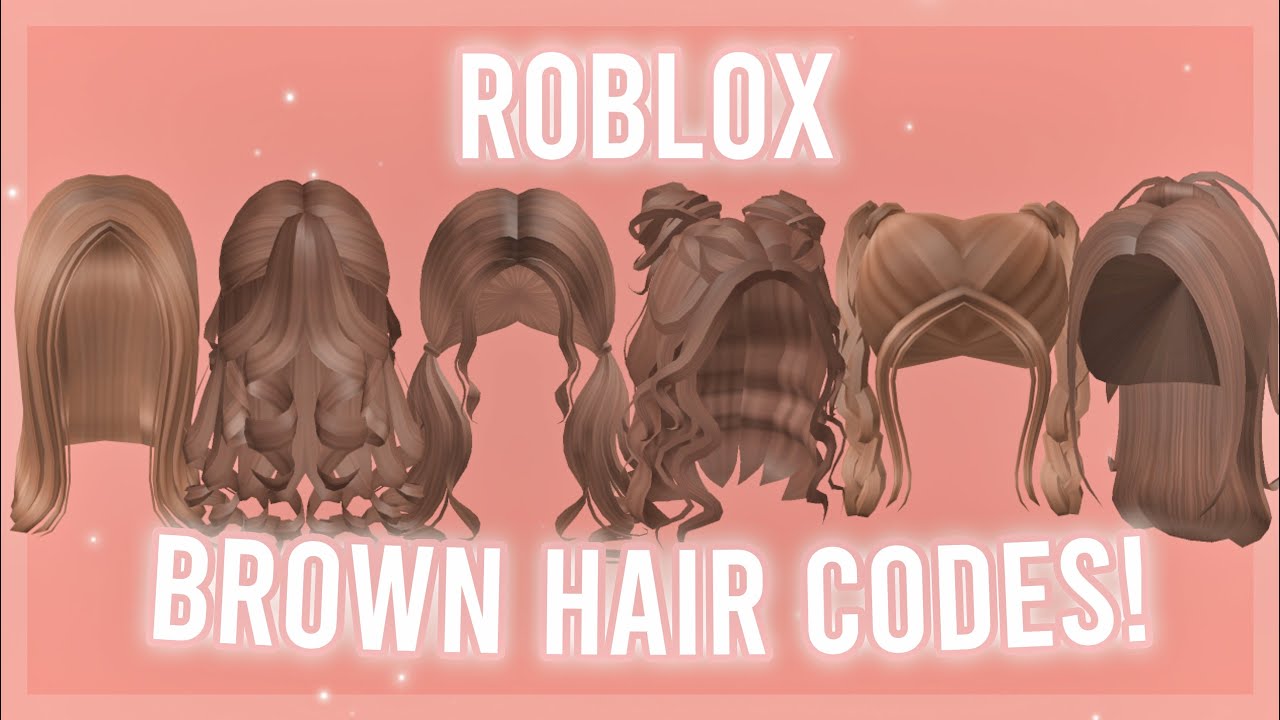 Bloxburg hair  Black hair roblox, Brown hair id, Brown hair roblox