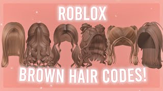 60+ Aesthetic Brown Hair Codes / IDs For Brookhaven & Bloxburg