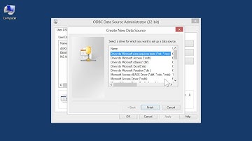 Windows 8   Desktop Version Add a New User Data Source