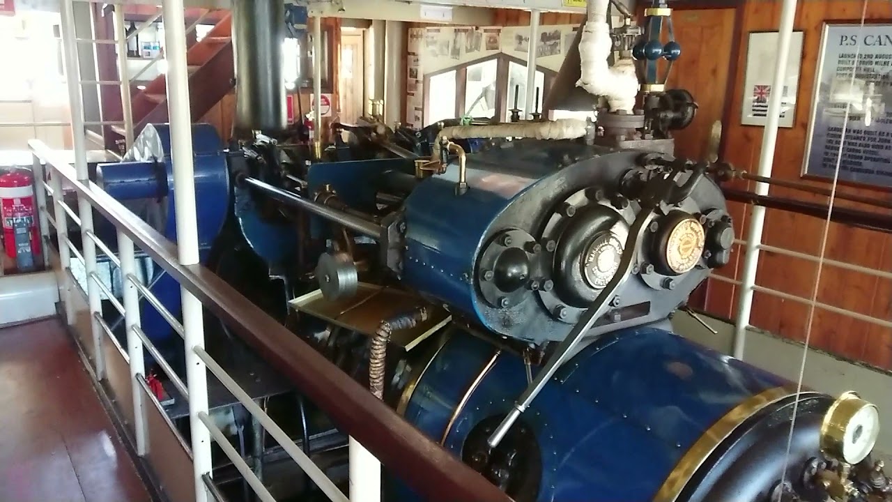Paddle Steamer Canberra' Steam engine in operation at Echuca YouTube