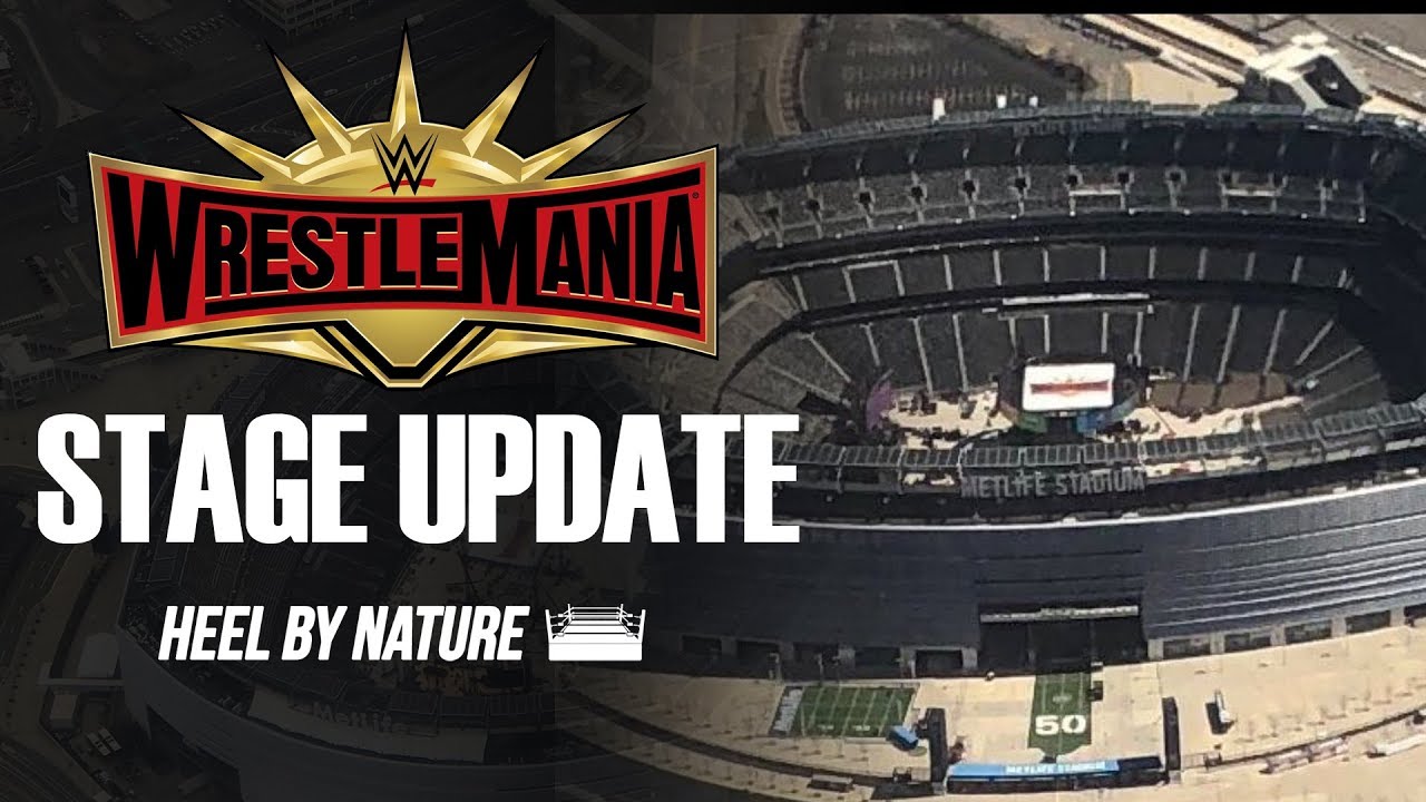 wrestlemania 35 stage construction