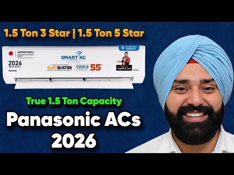 Panasonic 1.5 Ton 3 Star Vs 5 Star Inverter Ac 2026 🔥 Full Comparison