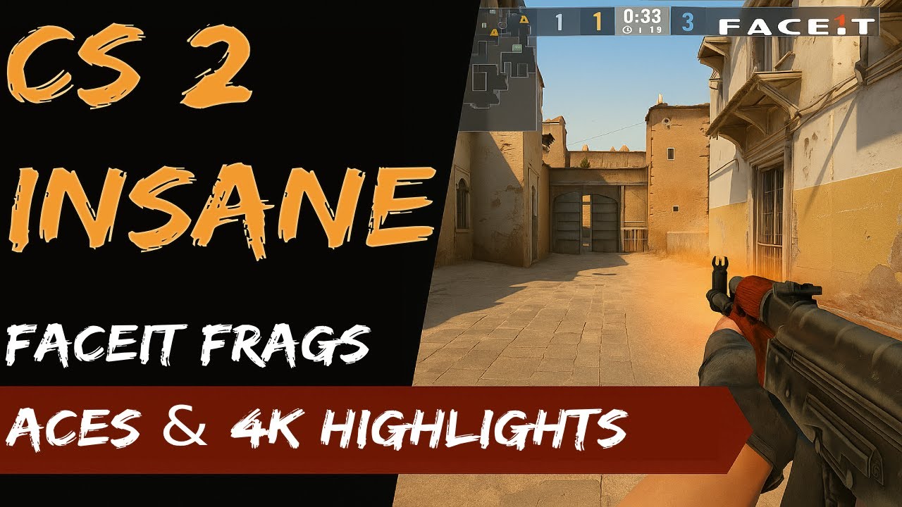 INSANE CS2 Faceit Frags – ACEs & 4K Highlights | Competitive Gameplay ...