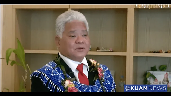 CNMI Gov. Arnold Palacios speaks with Thomas Mangl...