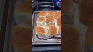 Ham, Turkey, and Swiss Cheese Sliders😋🔥 #foodie
