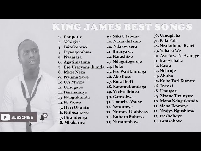 Indirimbo zose za King James// King James all songs class=